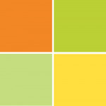 Оранжевый / Лайм / Зеленая вода / Желтый