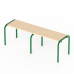Лавка на металлическом каркасе ДСП