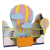 Стенка для игрушек "Воздушный шар"